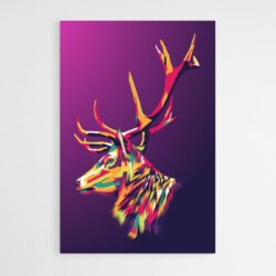 Deer pop art