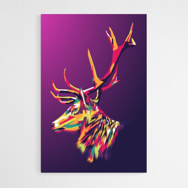 Deer pop art