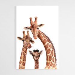 Funny giraffe canvas