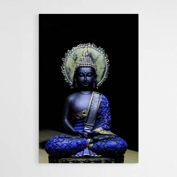 Blue buddha art