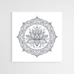 Dessin Lotus Mandala