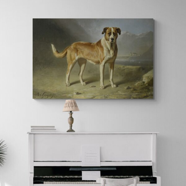 Dog canvas painting