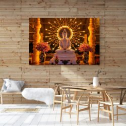 Large buddha wall art