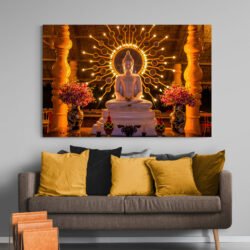 Large buddha wall art