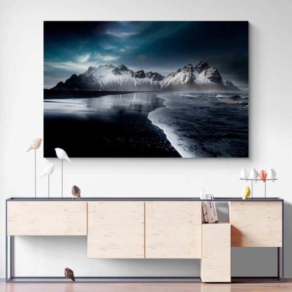 Mountain and sea painting
