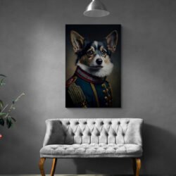 Royal dog painting