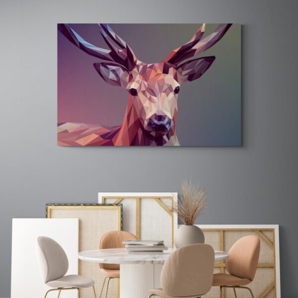 abstract deer painting