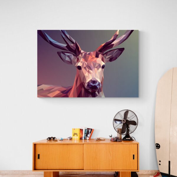 abstract deer painting