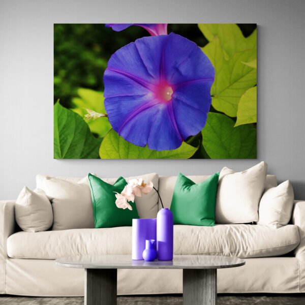 blue flower painting