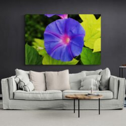 blue flower painting