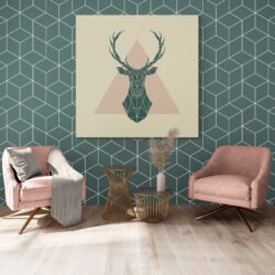 deer canvas art