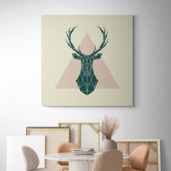 deer canvas art