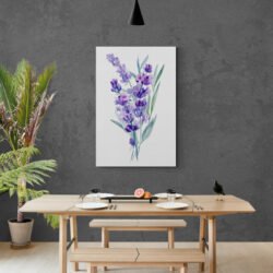 lavender plant painting