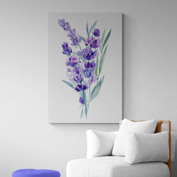 lavender plant painting