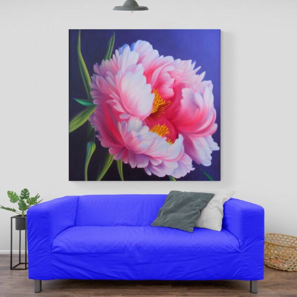 peony flower painting