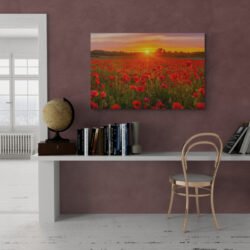 poppy field painting