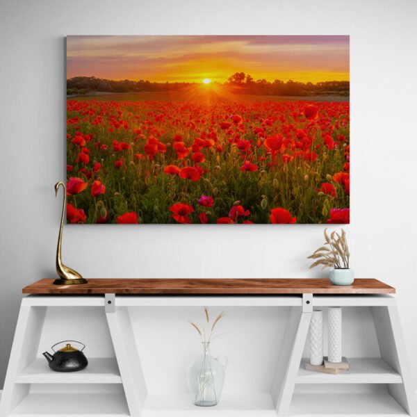 poppy field painting