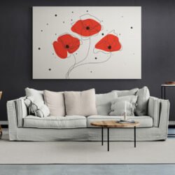 red poppy paint