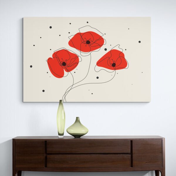 red poppy paint