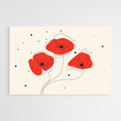 red poppy paint