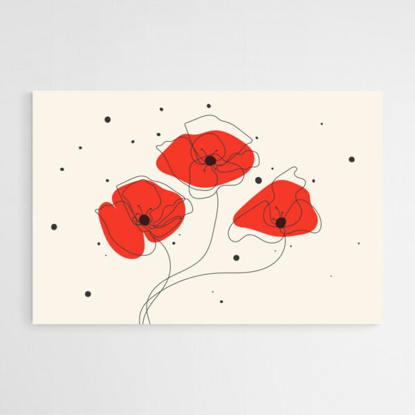 red poppy paint