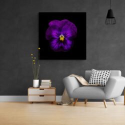 violet flower painting