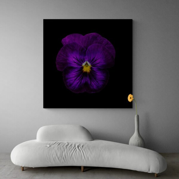 violet flower painting