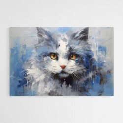 abstract cat art