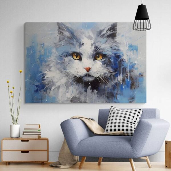 abstract cat art