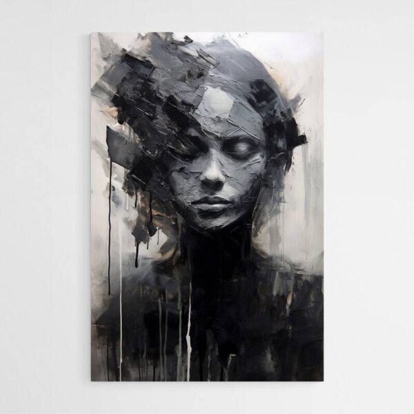 black and white canvas art