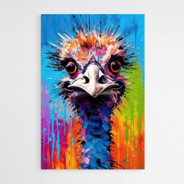 ostrich pop art