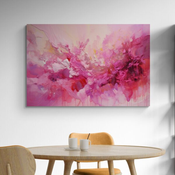 pink abstract art