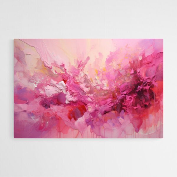 pink abstract art