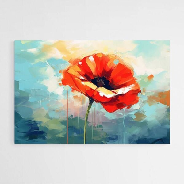 poppy flower painting