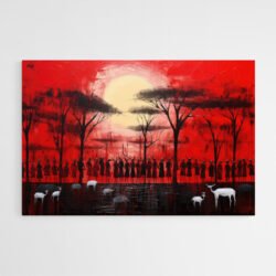 red african art