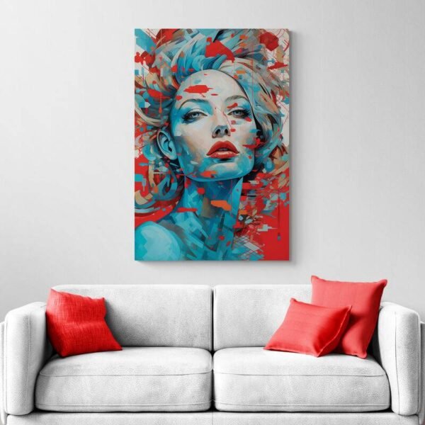 woman art painting