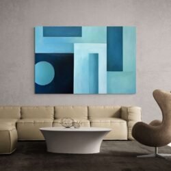 abstract blue art