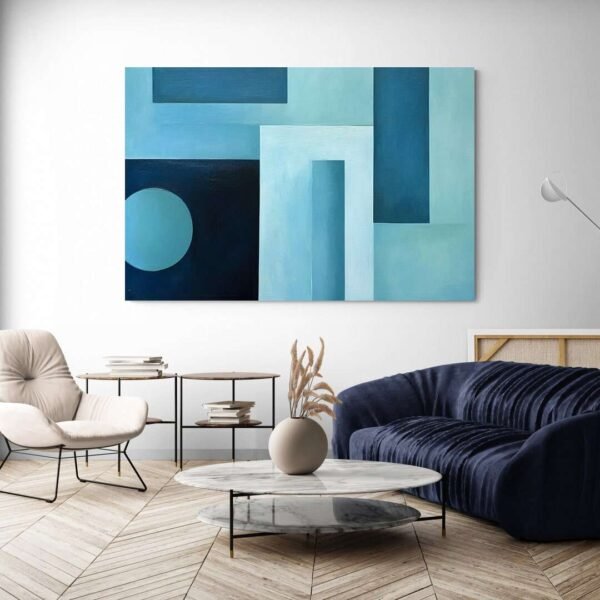 abstract blue art