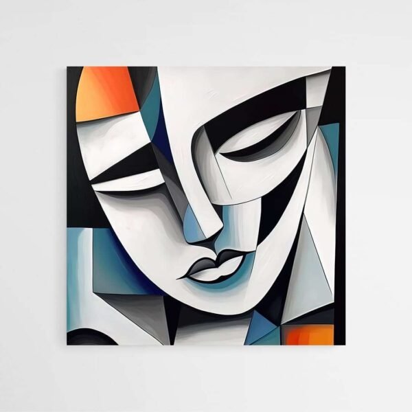 abstract face art