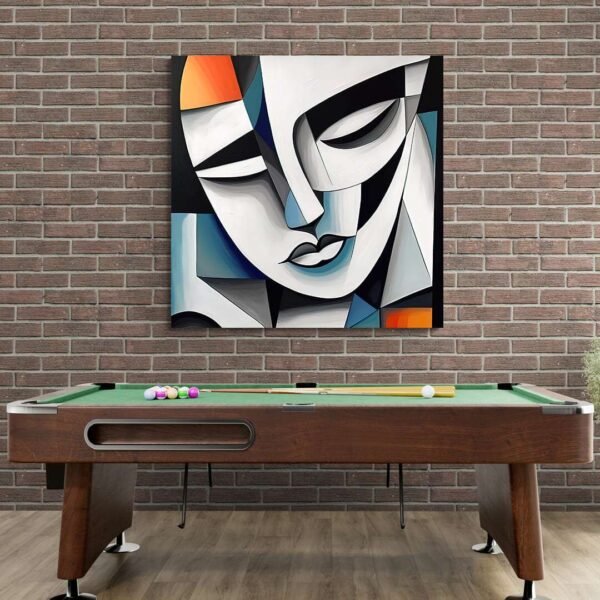 abstract face art