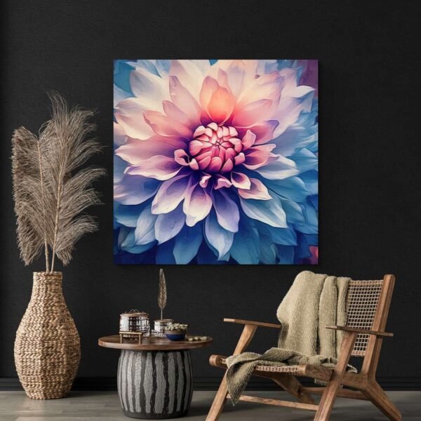 abstract flower art