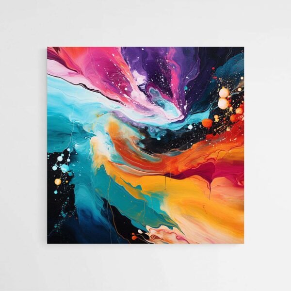 colourful abstract wall art