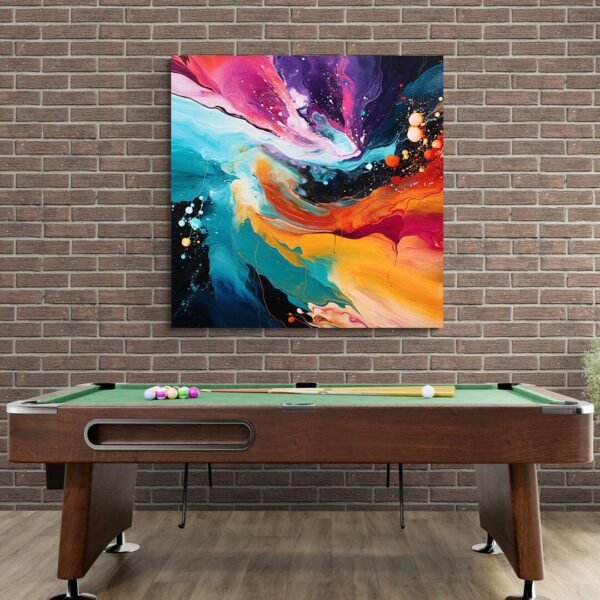 colourful abstract wall art