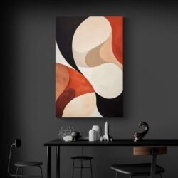 orange abstract art