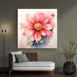 watercolor flower painting