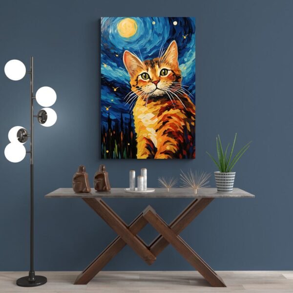 cat abstract art