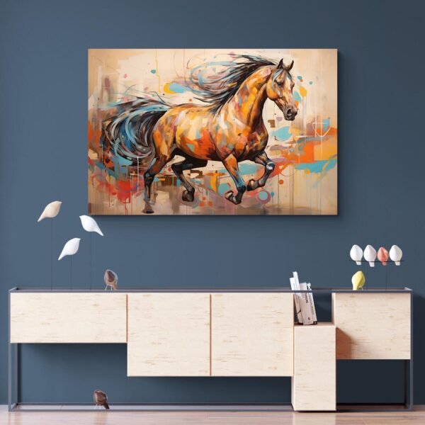 Contemporary horse painting