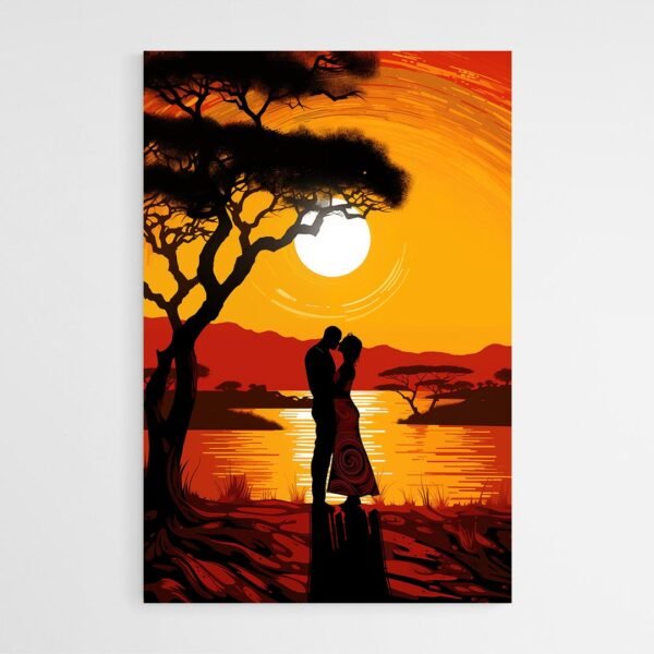 african couple art