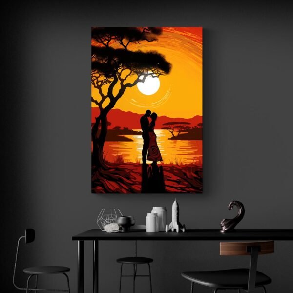 african couple art