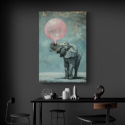 funny elephant art